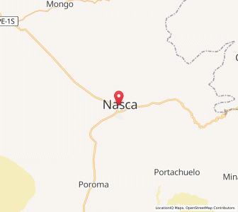 Map of Nazca, Ica