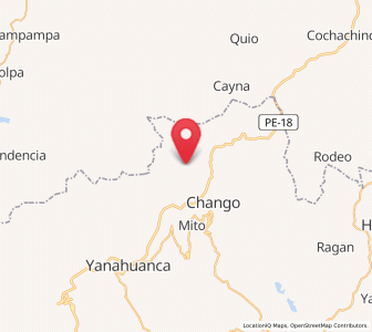 Map of Paucar, Pasco