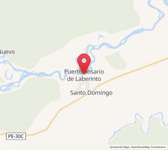 Map of Puerto Rosario de Laberinto, Madre de Dios