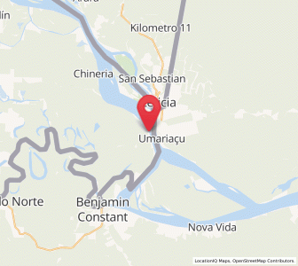 Map of Ramón Castilla, Loreto