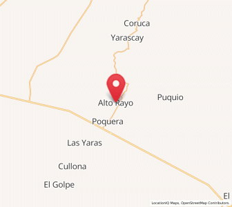 Map of Sama Grande, Tacna