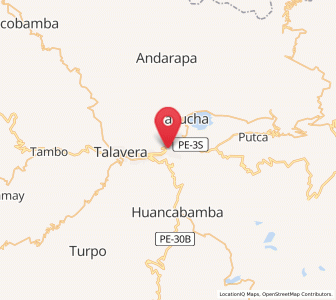 Map of San Jerónimo, Apurímac