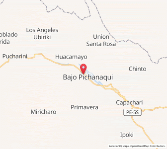 Map of Santa Rosa, Junin