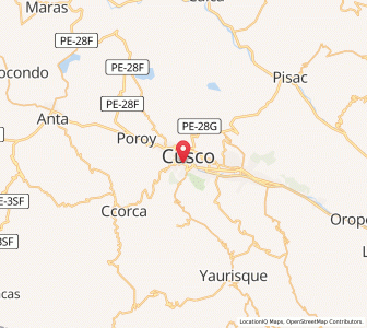 Map of Santiago, Cusco