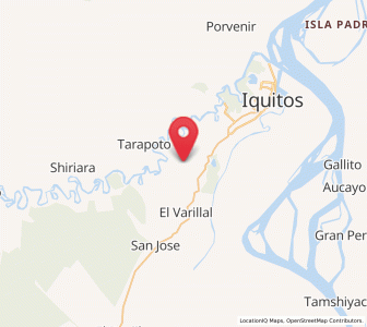 Map of Zúngaro Cocha, Loreto