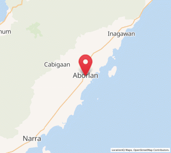 Map of Aborlan, Mimaropa