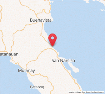 Map of Abuyon, Calabarzon