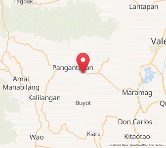 Map of Adtugan, Northern Mindanao