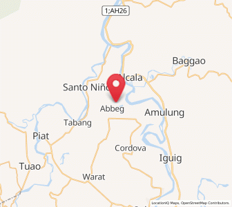 Map of Afusing Centro, Cagayan Valley