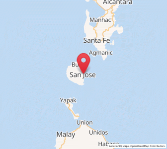Map of Agcogon, Mimaropa