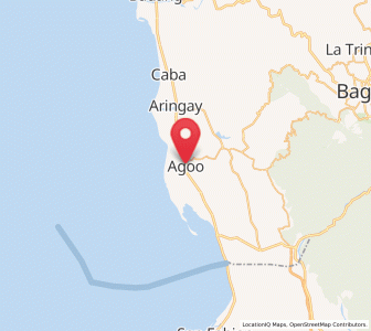 Map of Agoo, Ilocos
