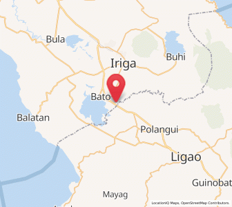 Map of Agos, Bicol