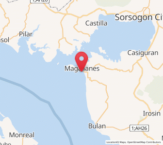 Map of Aguada, Bicol