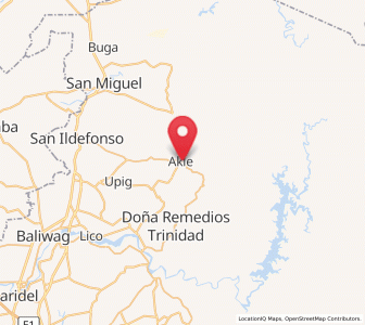 Map of Akle, Central Luzon