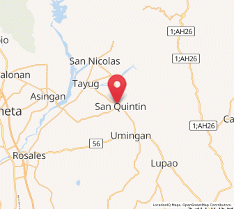 Map of Alac, Ilocos