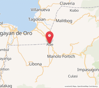 Map of Alae, Northern Mindanao