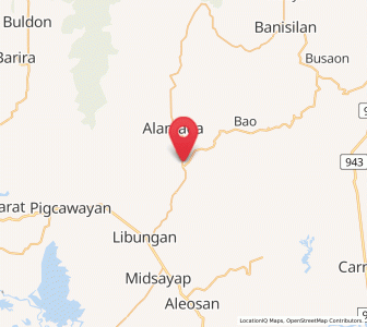 Map of Alamada, Soccsksargen