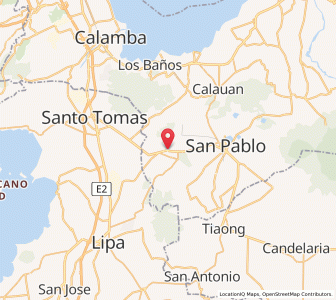 Map of Alaminos, Calabarzon