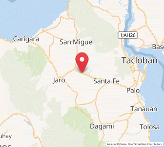 Map of Alangalang, Eastern Visayas