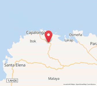 Map of Alayao, Bicol
