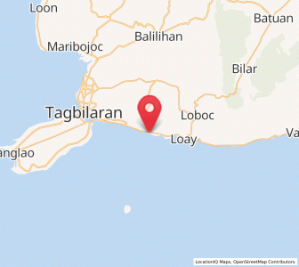 Map of Alburquerque, Central Visayas
