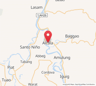 Map of Alcala, Cagayan Valley