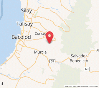 Map of Alegria, Western Visayas