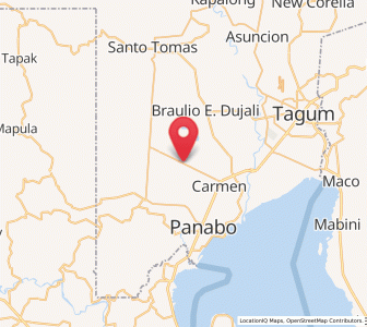 Map of Alejal, Davao