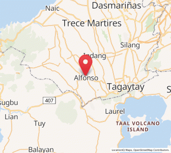 Map of Alfonso, Calabarzon