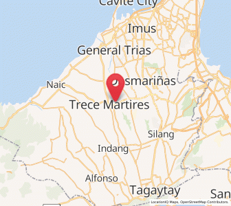 Map of Aliang, Calabarzon