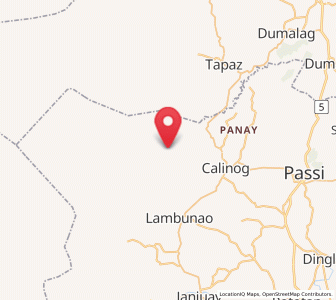 Map of Alibunan, Western Visayas