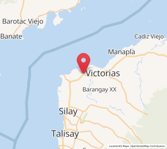 Map of Alicante, Western Visayas