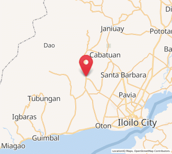 Map of Alimodian, Western Visayas