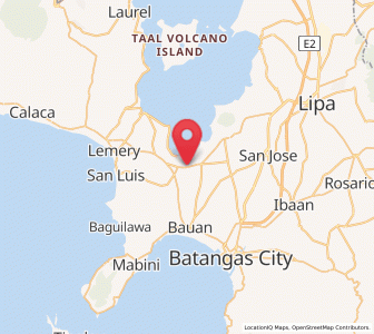 Map of Alitagtag, Calabarzon