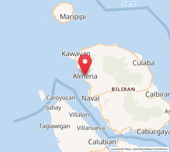 Map of Almeria, Eastern Visayas