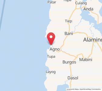 Map of Aloleng, Ilocos