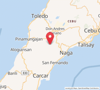 Map of Alpaco, Central Visayas