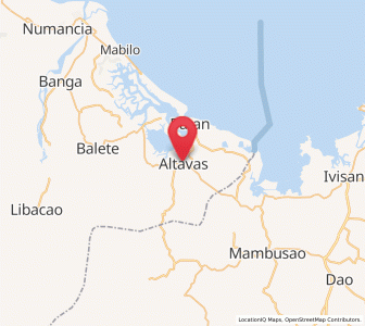 Map of Altavas, Western Visayas