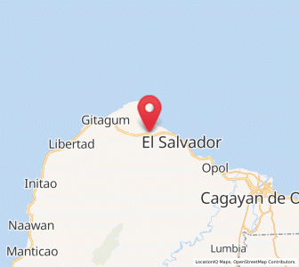 Map of Alubijid, Northern Mindanao