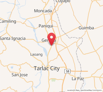 Map of Amacalan, Central Luzon