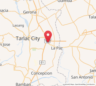 Map of Amucao, Central Luzon