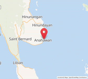 Map of Anahawan, Eastern Visayas