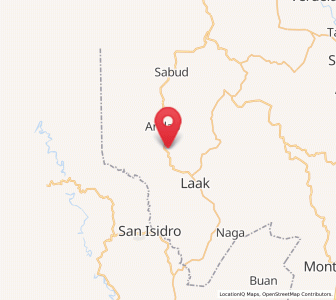 Map of Andop, Davao