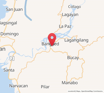 Map of Angad, Cordillera