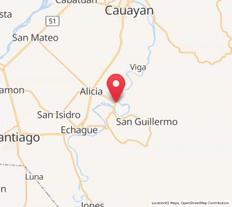 Map of Angadanan, Cagayan Valley