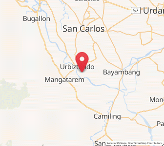 Map of Angatel, Ilocos