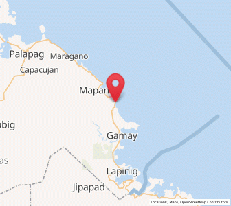 Map of Anito, Eastern Visayas