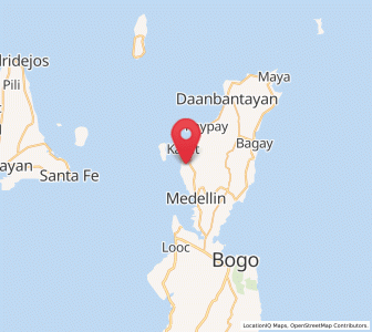 Map of Antipolo, Central Visayas