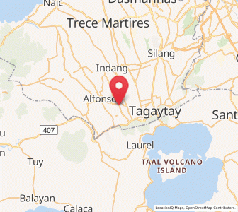 Map of Anuling, Calabarzon