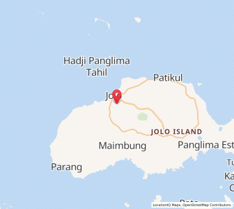 Map of Anuling, Autonomous Region in Muslim Mindanao
